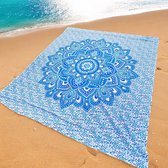 Bol.com XXL Ibiza strandlaken - XXL strandkleed - mandala strandlaken - 210x220 - Wandkleed - zomer sprei aanbieding