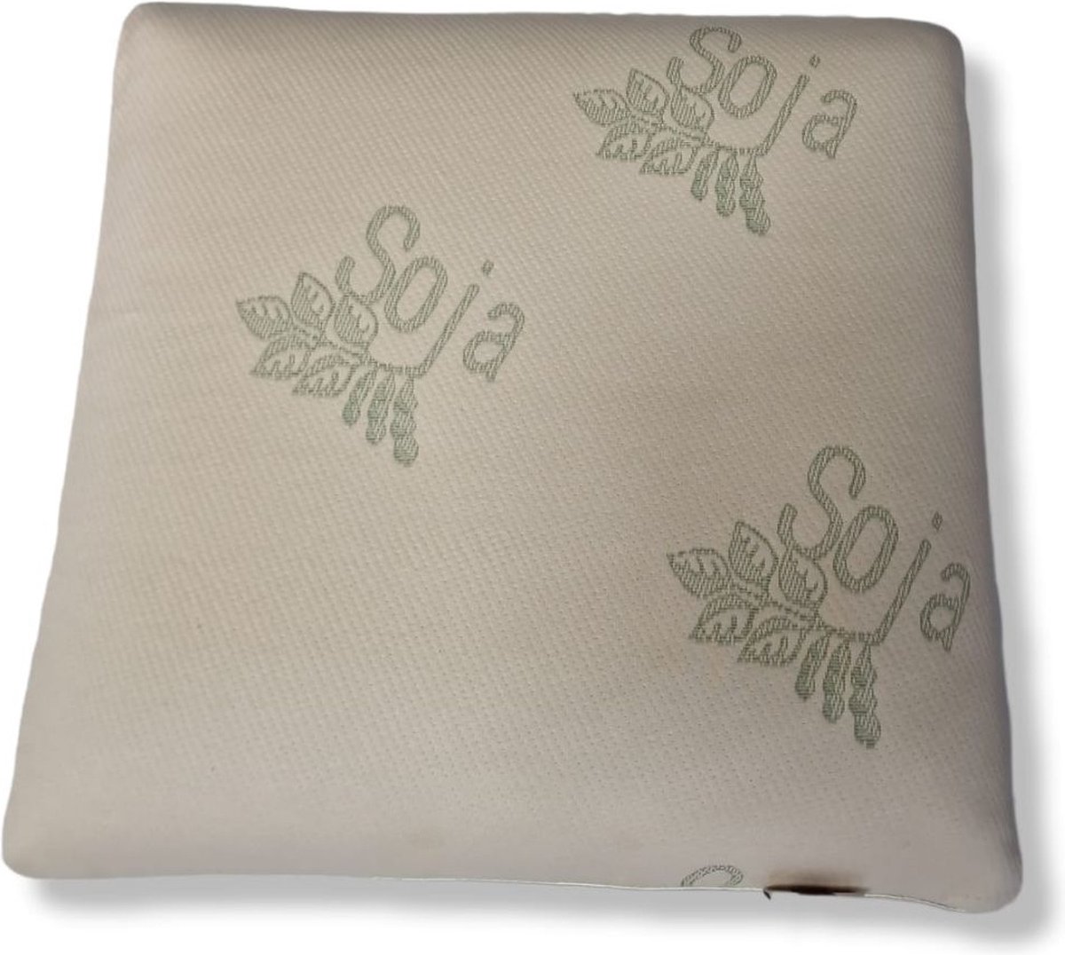 Zydante De Luxe Hoofdkussen Linea Pura - 50x30x9cm - Visco Soja - Wit