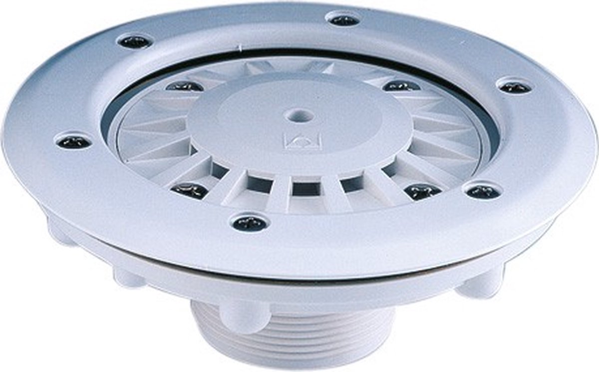 Astralpool 00340 Zwembadbodem Inlaat 2´´ Gelijmde Schroefdraad Ø Prefab Zwembad 50mm Zilver