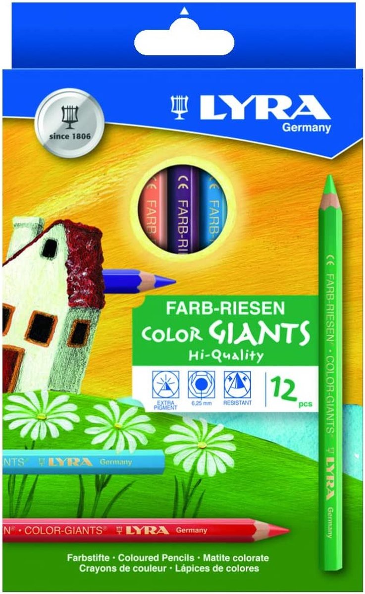 Lyra Box Of 12 Lyra Colour Giants®, Polished - Asst'D