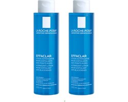 La Roche-Posay Effaclar micro - exfoliërende adstringerende lotion - Gezichtsreinigingsmiddel - 2X200ml