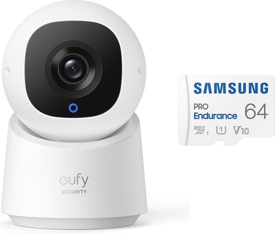 eufy Indoor Cam C220 Beveiligingscamera met 64GB MicroSD - eufy - €49,99