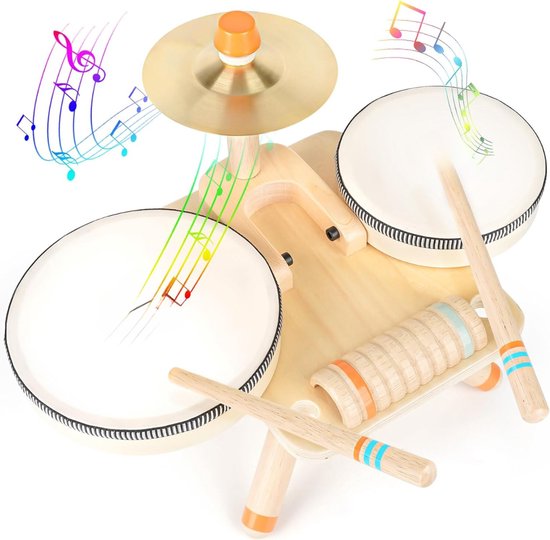 Foto: Kinder drumstel drumstel voor kinderen leren drummen junior drumstel kinder instrument