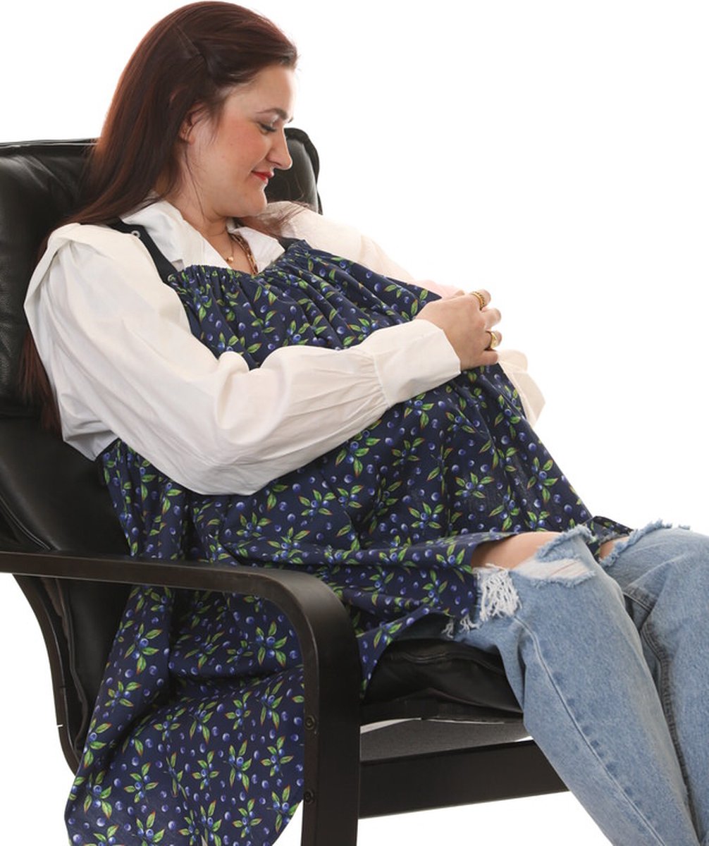 Goedkoopste MBlove voedingsdoek blauw met bessen