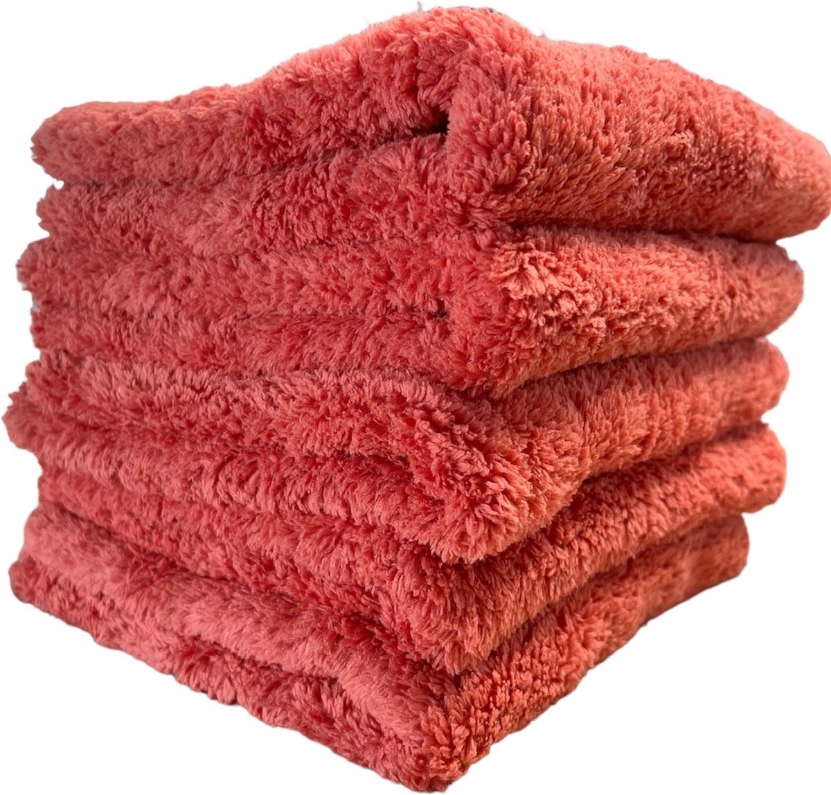 Goedkoopste Di Leoni - Coral Fleece Microfiber - Red - 5 pack