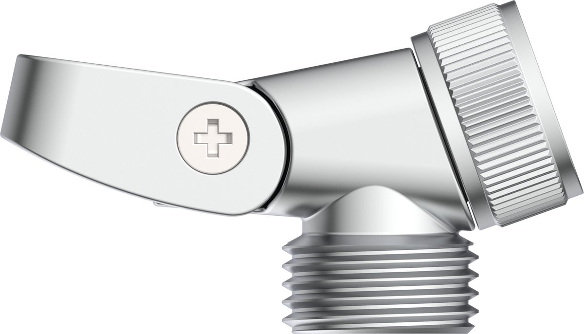 SCHÜTTE LAO Scharnierstuk - Voor Handdouche - Bevestiging Op Een Wandpen Type "DINA" Of Glijstuk Type "LAO"