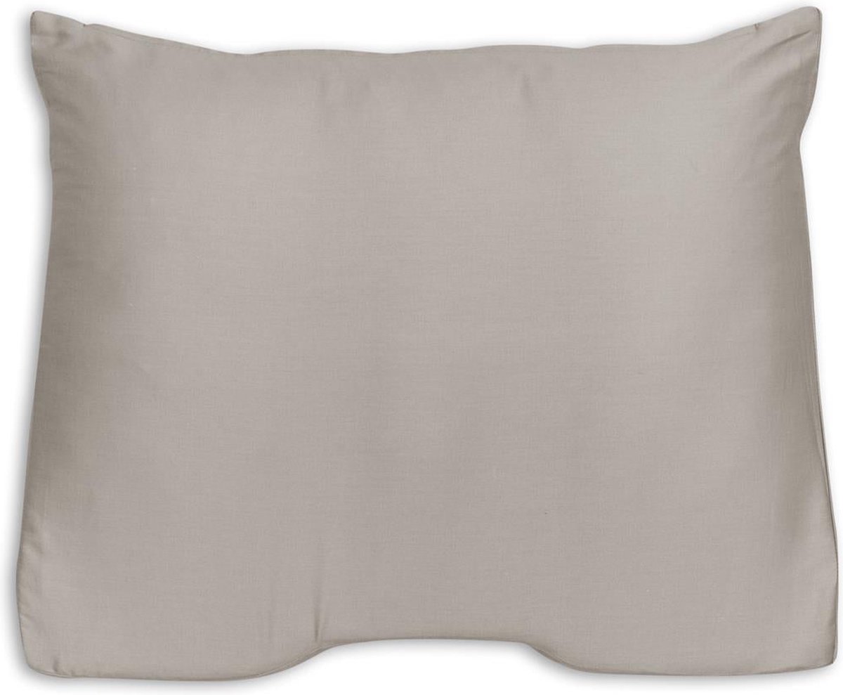 Silvana Support Satin Shoulder Contour kussensloop voor extra zacht kussen - Zand - 60x60/70
