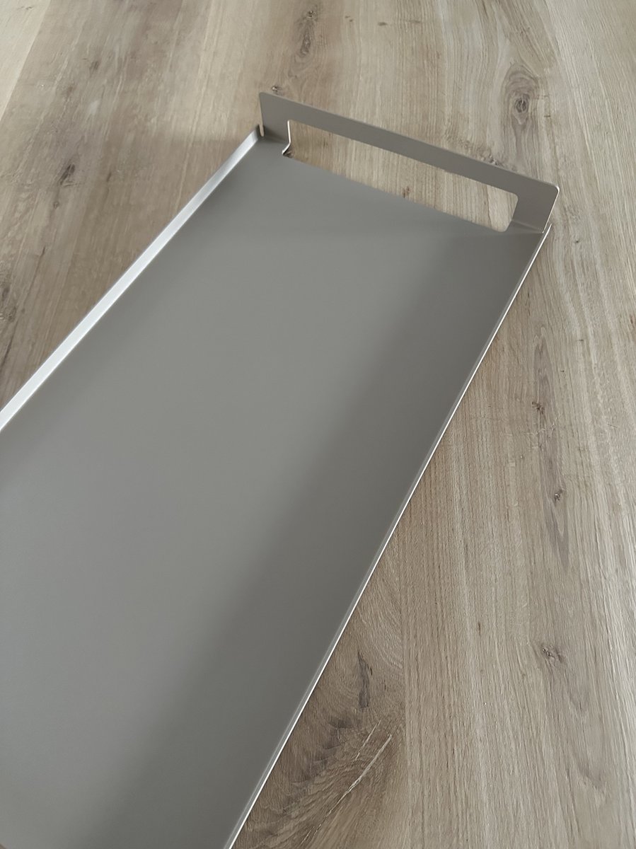 Dienblad URSA - GRIJSBEIGE - Staal - 30x60cm