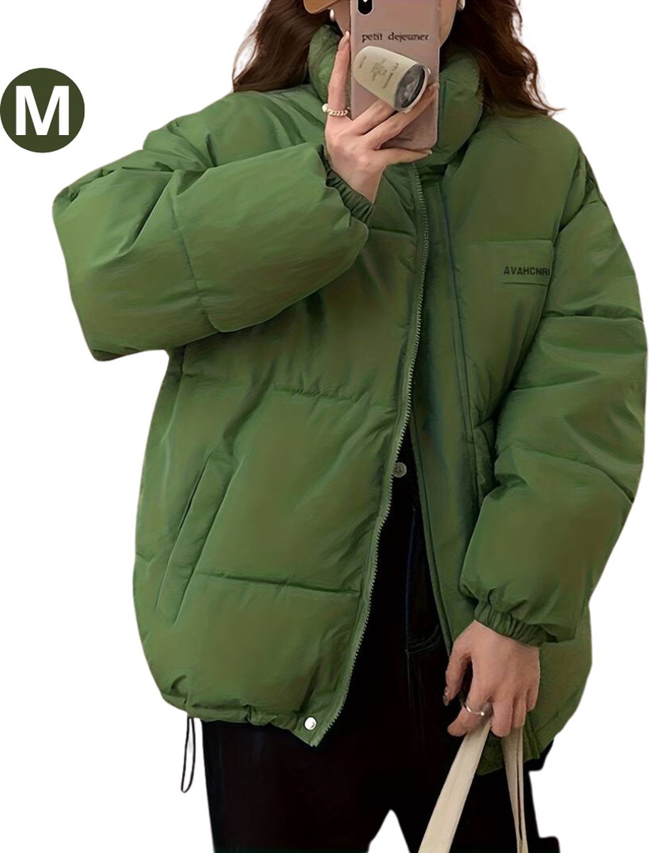 Nivard Winterjas Dames Parka Heren Winterjas Winter Volwassen Lange Jas Dames Mantel Dames Groen