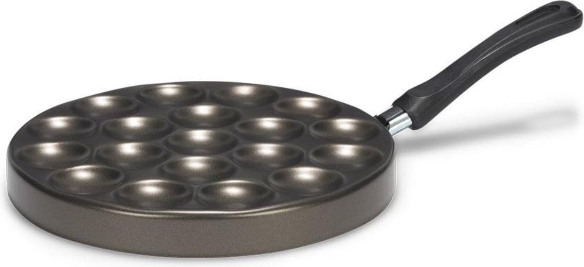 Bol.com Poffertjespan - Poffertjesmaker - Poffertjespannen - Poffertjes pan - Poffertjes wafel ijzer - Poffertjesplaat aanbieding