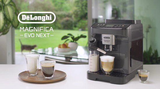 De’Longhi Magnifica Evo Next ECAM310.60.GB - Volautomatische Espressomachine - LatteCrema Hot Technology en 10 recepten - Zwart/Grijs