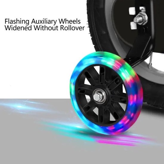 Zijwieltjes - fiets - led - 12 tot 20 inch van JY&H — afbeelding 3