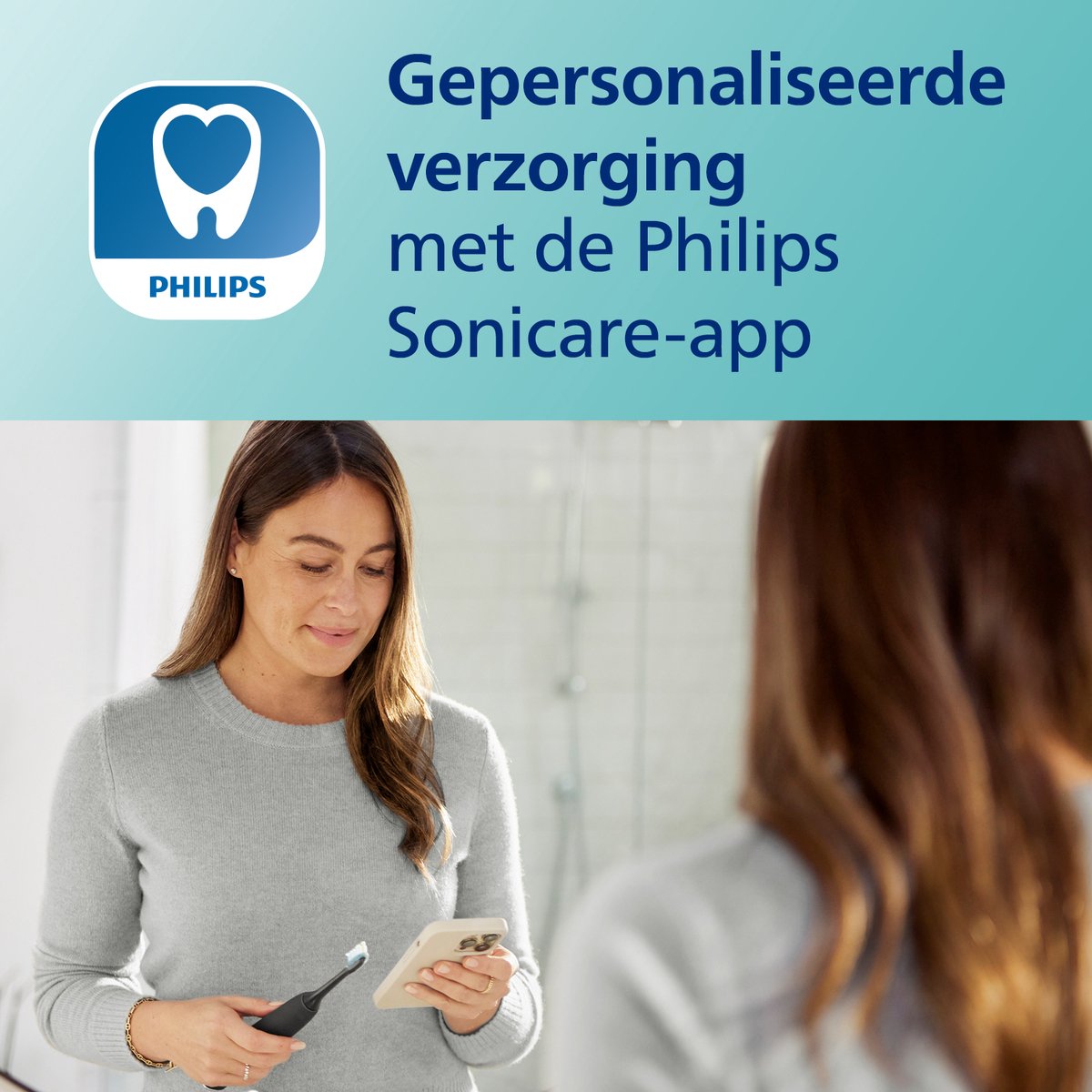 Afbeelding 3 van Philips Sonicare Diamondclean Smart 9400 - Elektrische tandenborstel - 4 opzetborstels - Zwart HX9918/89