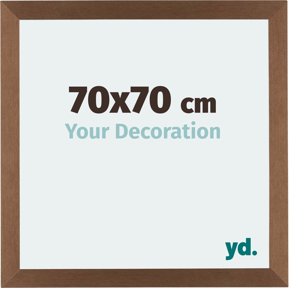 yd. Your Decoration - Fotolijst 70x70 cm - MDF - Koper Decor - Mura