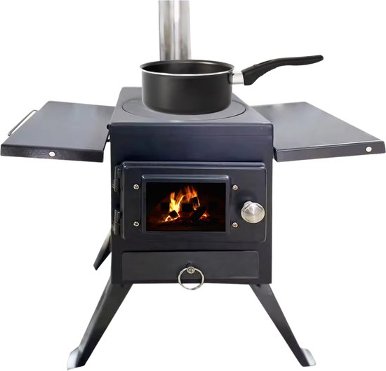 ASH® - Houtkachel Stove - Veranda kachel - Draagbaar Houtkachelfornuis - Survival Firewood Stove - Outdoor Houtkachel - Outdoor Stove