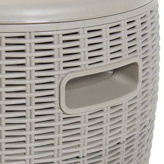 Tuinbox Avetrana koelbox rond 44xØ40 cm lichtbruin casa.pro van casa.pro — afbeelding 5