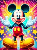 Peinture Diamond Mickey Mouse 50x70 pierres rondes