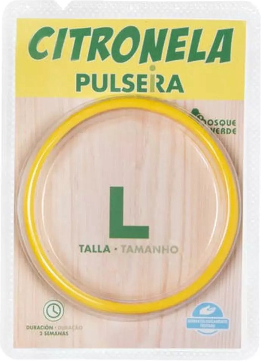 Goedkoopste CITRONELLA ANTI-MUGGEN ARMBAND MAAT L VOOR VOLWASSENEN HET ANTI-MUGGEN WONDER.