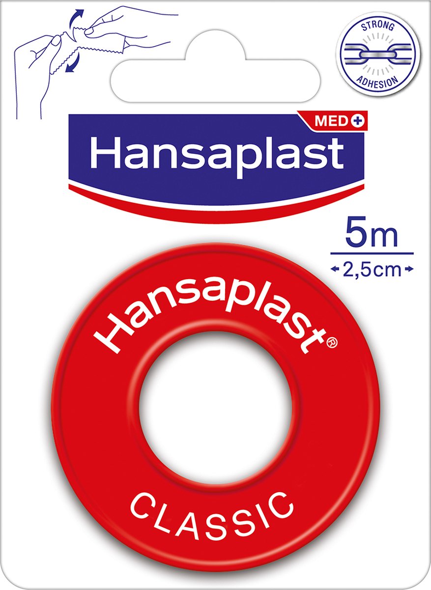 Hansaplast Classic Hecht Pleister - Pleisters Op Rol - Wondpleisters - Wondverzorging - 5m x 2,5cm