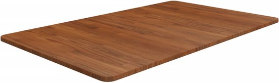 Wastafelblad 100x40x4 cm behandeld massief hout donkergrijs kopen