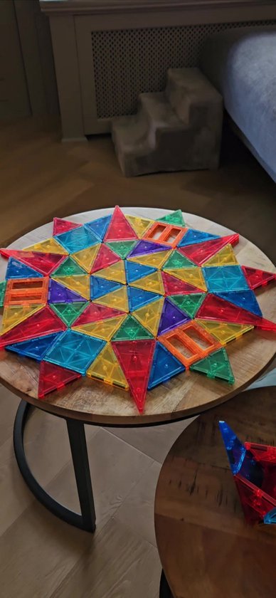 100-delige Magnetische Bouwstenenset – Montessori Speelgoed Voor Kinderen Van 3-8 Jaar, Met Ideeënboekje, Outdoor Speelgoed