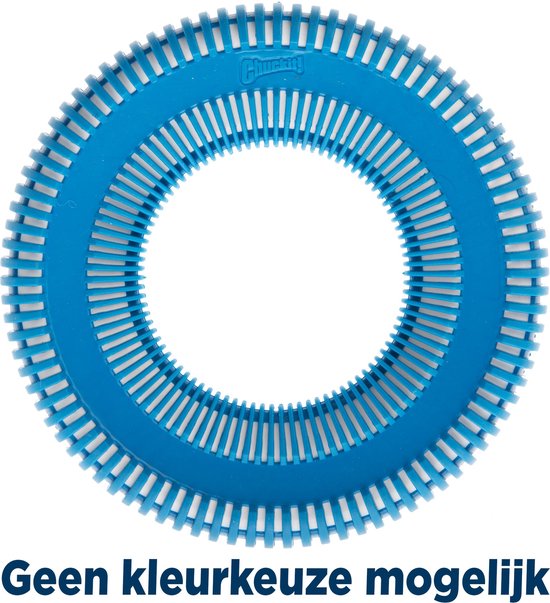 Chuckit! Rugged Flyer - Hondenspeelgoed - Hondenspeeltje - Frisbee - Kunststof/TPR - M - Ø24 cm - Assorti