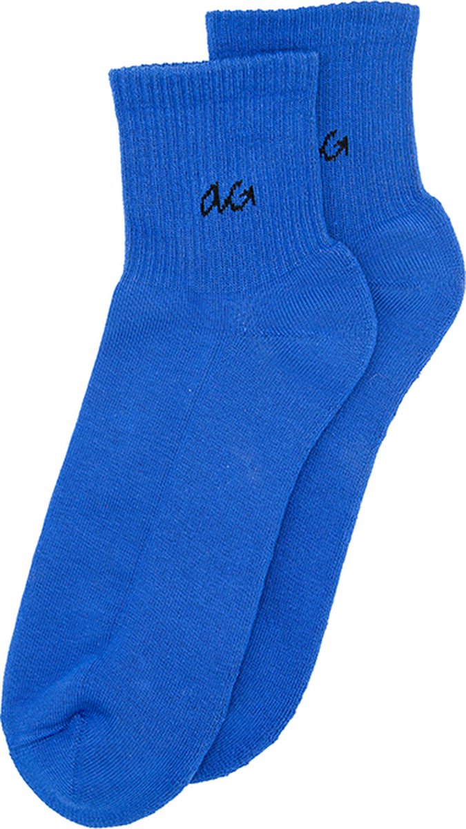 Alfredo Gonzales unisex athletic halfhoge sokken logo blauw