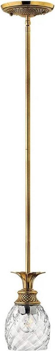 Hinkley LED Hanglamp Plantation | 1X E27 Max 60W | Dimbaar | Burnished Brass