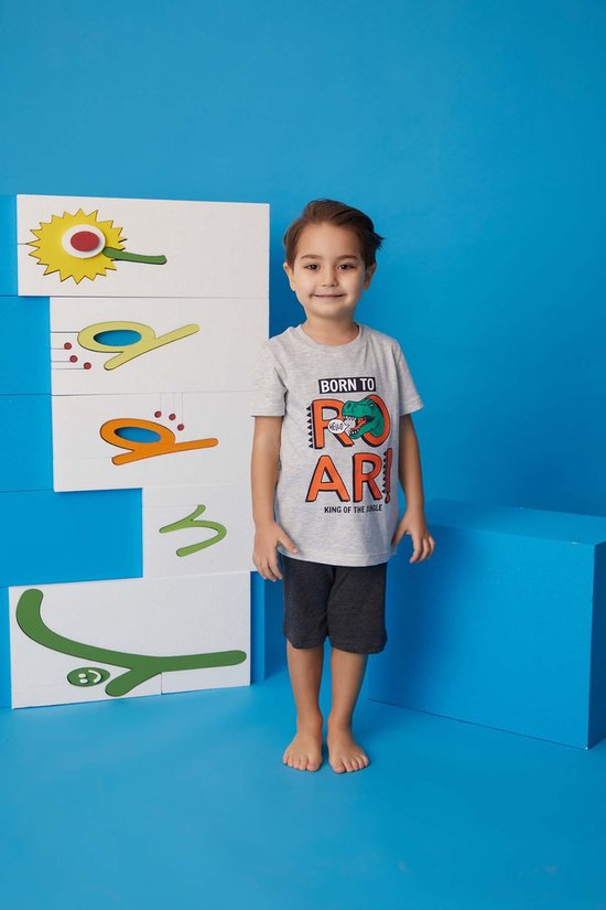 Ensemble Kinder - ensemble été - taille 3/4 ans - Set t-shirt short - Set short Garçons - Pyjamas - Vêtements - Dinosaurus