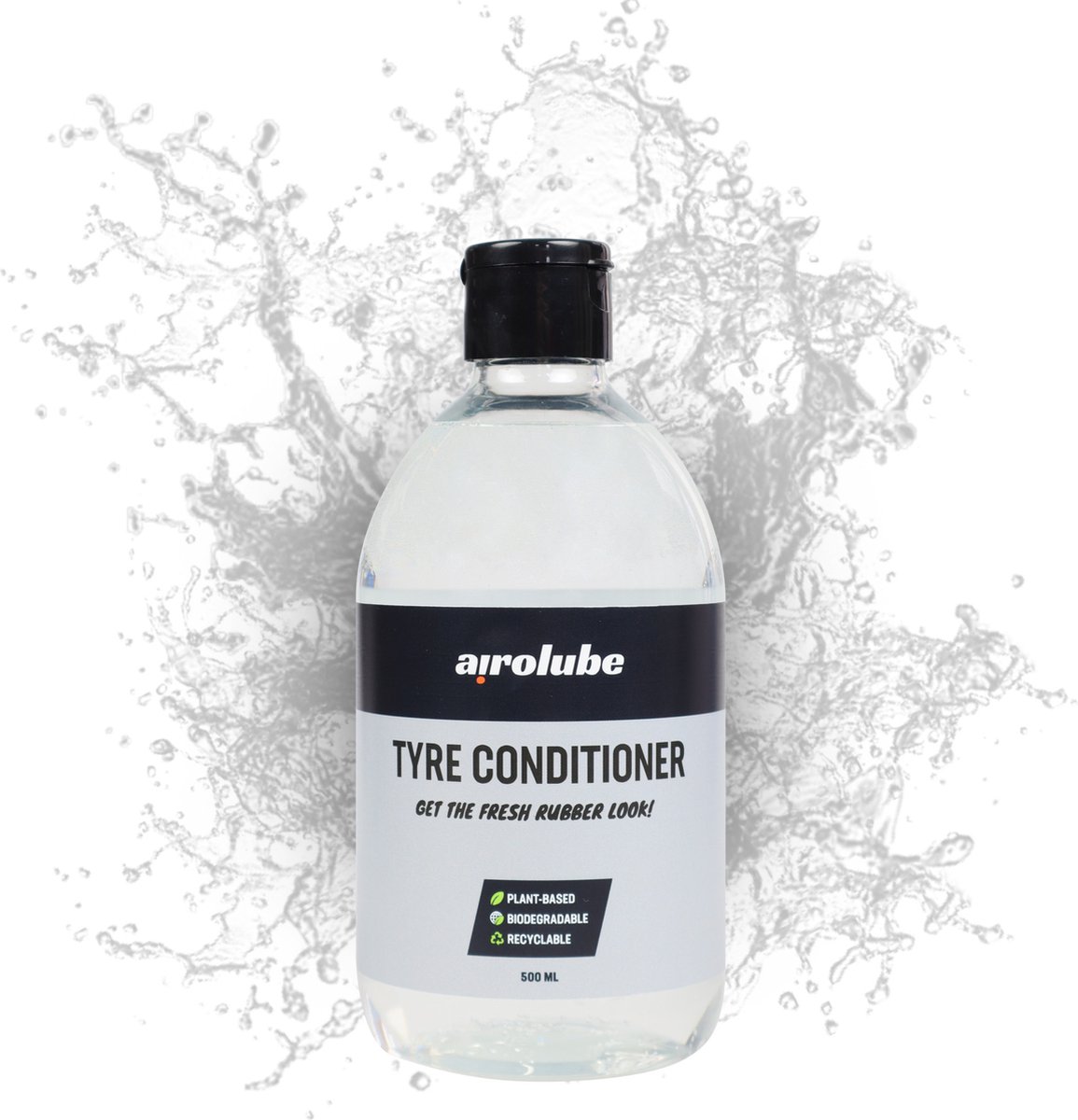 Airolube Tyre Conditioner 500ml - Natuurlijke Bandenzwart, Bandenglans, Tire Shine - Maakt Banden Zwart, Bandenzwart Auto & Motoren.