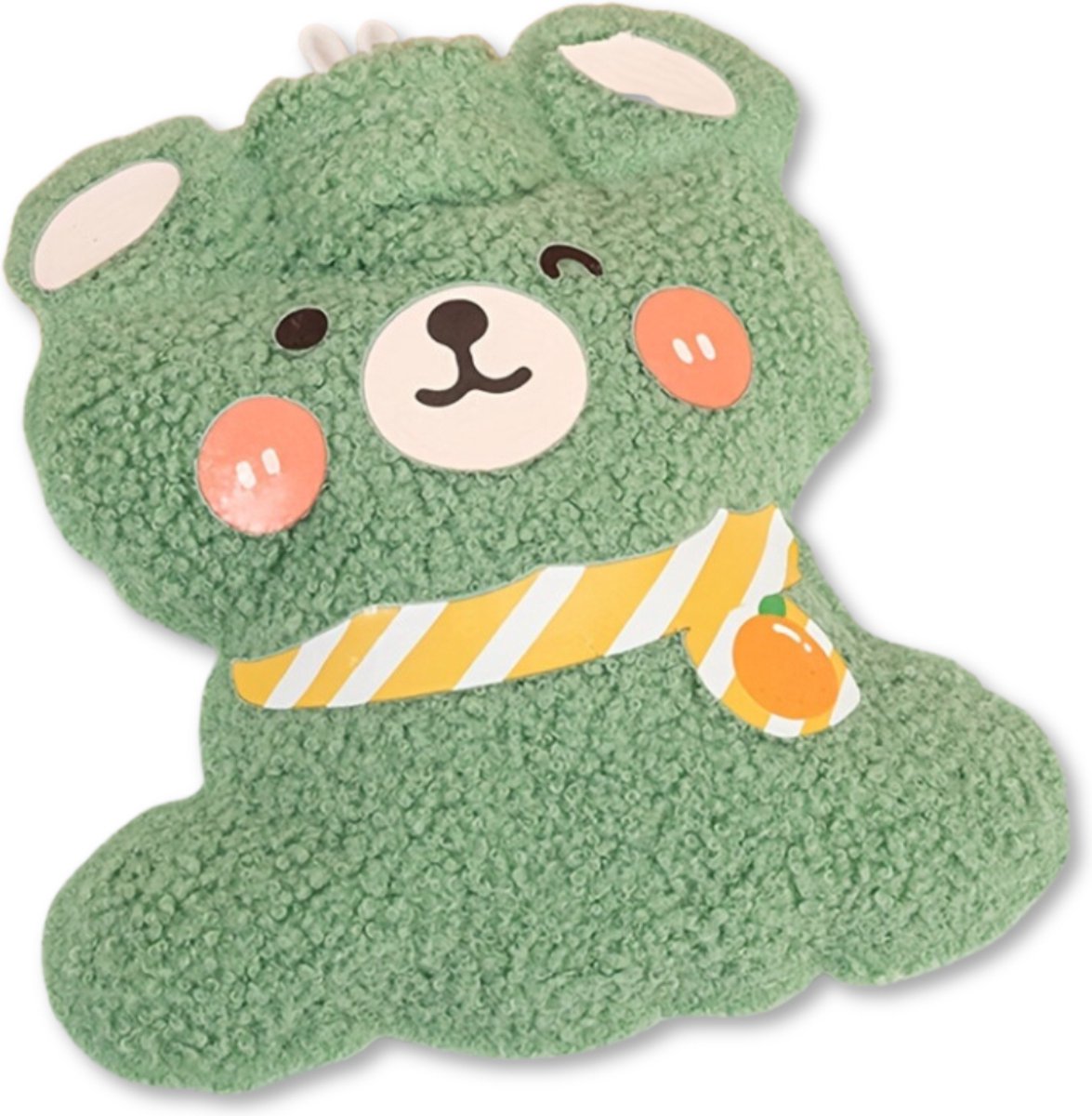 Goedkoopste Nivard Knuffel Kruik - Warmwaterkruik - Warmwaterzak Met Hoes - Warmtekruik - Warmtekussen - Bag - Groene Teddy Beer