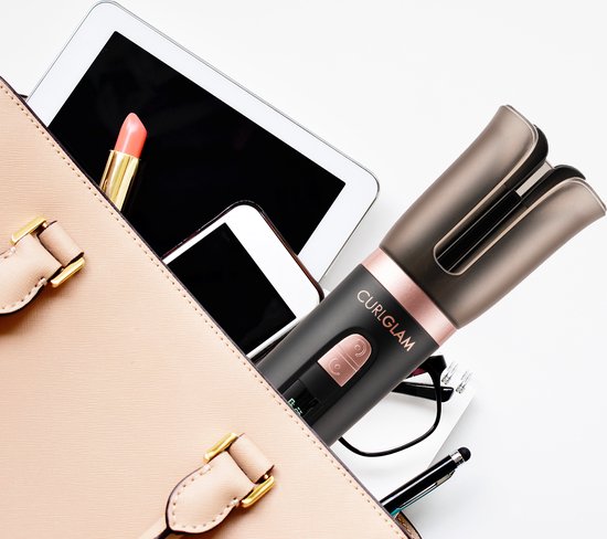 Essentials & Needs - Automatische Krultang - Draadloos USB Oplaadbaar - 2 Clipjes en 1 Kam