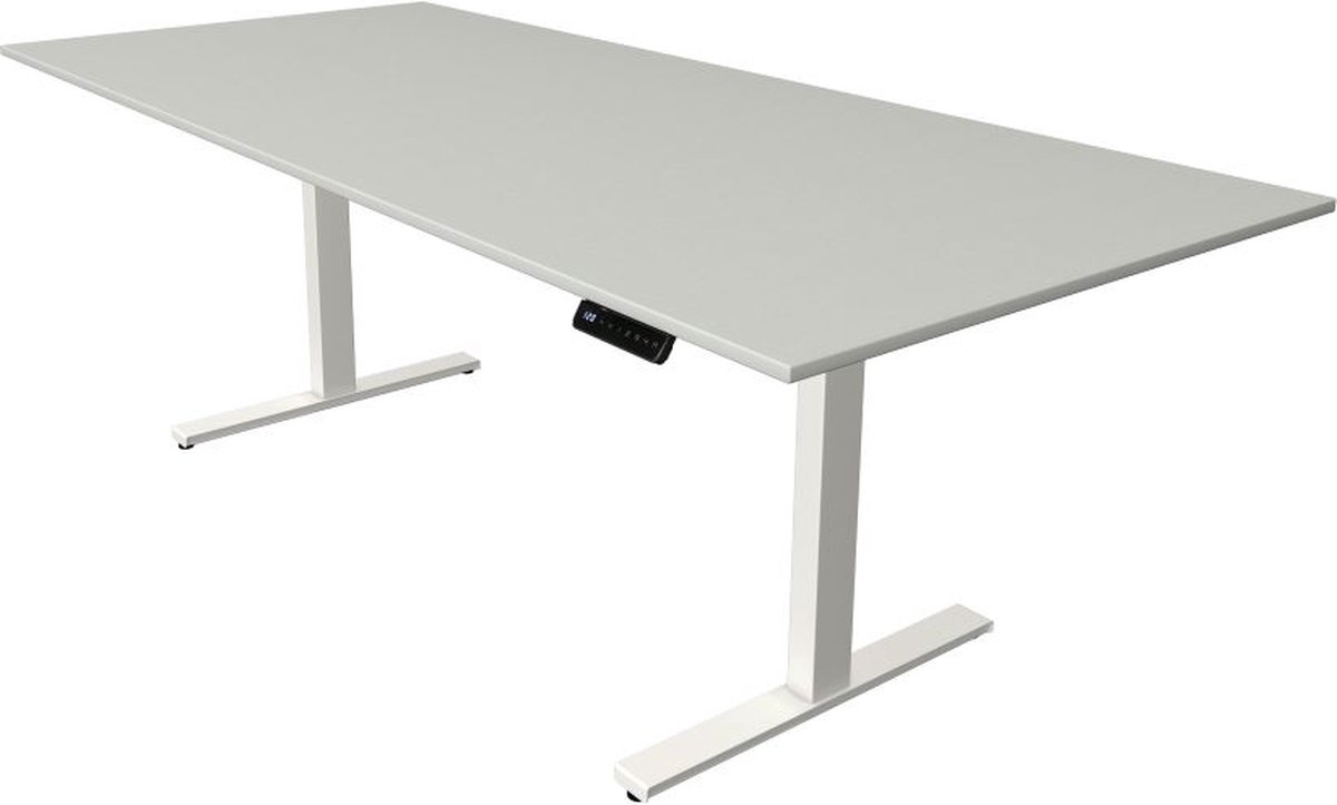 Kerkmann Zit sta bureau Move-3 licht grijs 225x100cm elektrisch verstelbaar