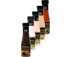 2BSlim | Mix Caloriearme Sauzen | Voordeelpakket | 5 x 250 ml