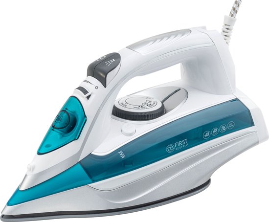 TZS First Austria Stoomstrijkijzer - 3100W - Keramische Zoolplaat - Groen