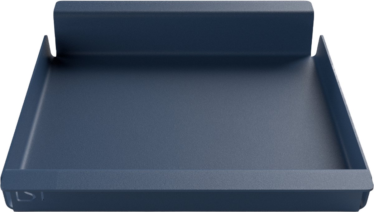 Dienblad Small | Koffietafel Dienblad | Violet Blauw | Klein | Industrieel | Metaal | Aluminium | Vierkant | Design | Flip Tray | Hittebestendig | Gepoedercoat | 34 × 28 × 5 cm