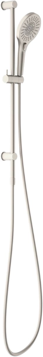 Owen & Finch Handdouche met Glijstang – Geborsteld Nikkel | Messing | 3 standen & diamantkarteling