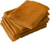 De Witte Lietaer Washandjes Helene Copper - 15 x 21 cm - 6 stuks - Katoen