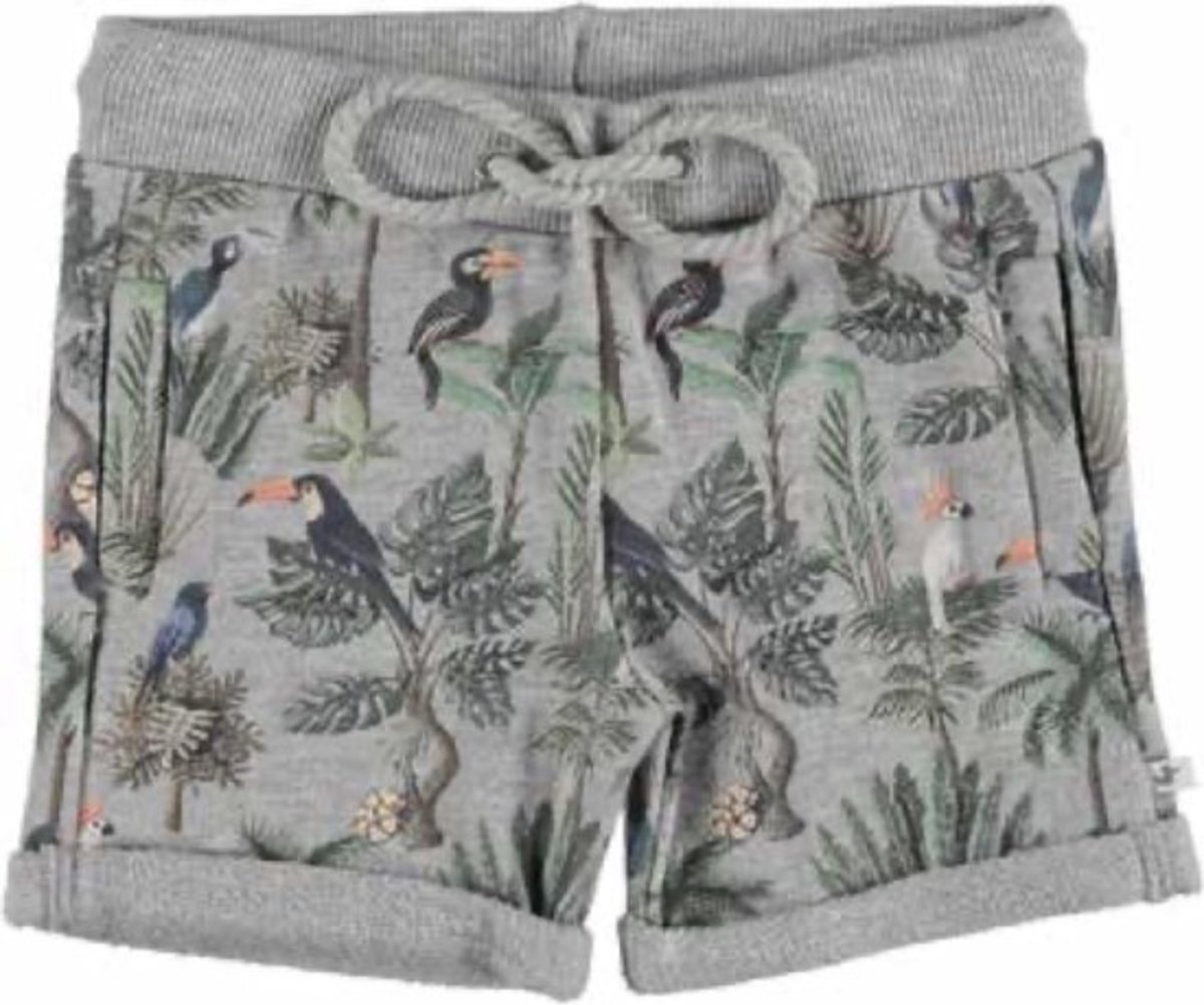 Ducky beau short maat 62 grey melange