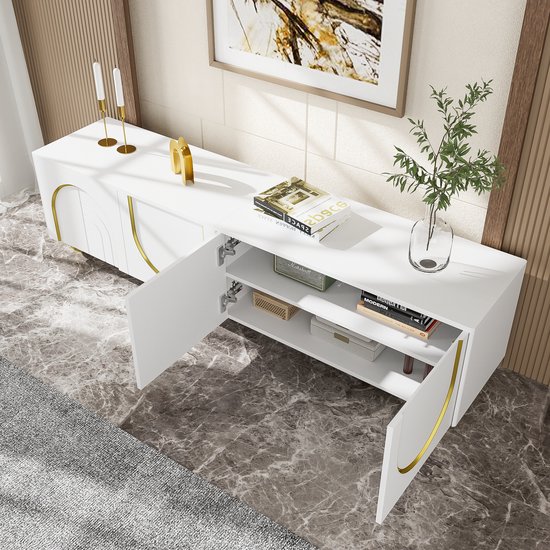 TV-kast, TV-tafel, omkeerbare verstelbare richting, modern voor de