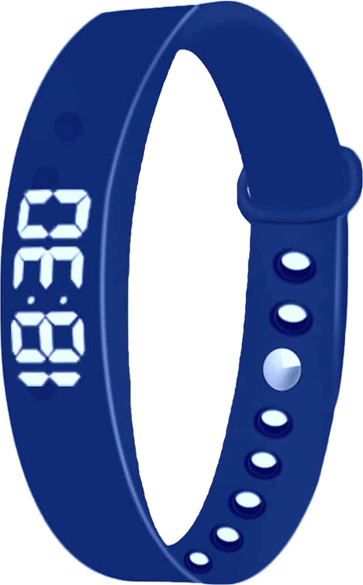 Goedkoopste Alarmhorloge - plashorloge- herinneringshorloge- Kinderen - Donkerblauw - mogelijkheid 15 dagelijkse alarmen- senioren