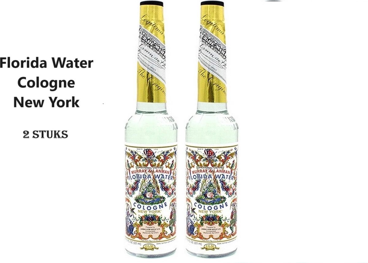 Goedkoopste Florida Water - 2 stuks - 221 ml - Cologne New York - Murray & Lanman - Florida Cologne