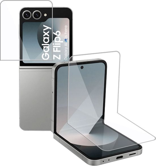 Convient pour Samsung Galaxy Z Flip 6 - Protecteur d'écran - Film de protection en verre