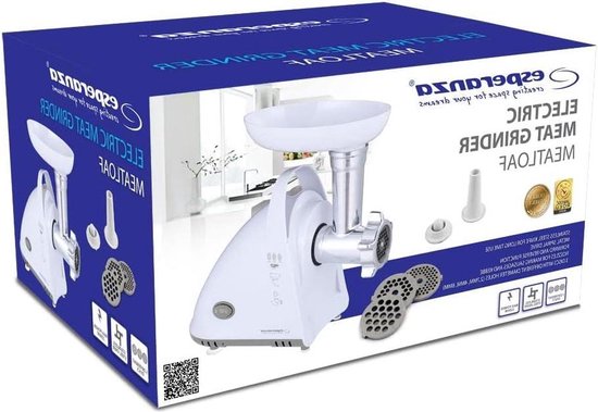 ESPERANZA EKM031 Meat grinder White 2200W Hachoirs à viande