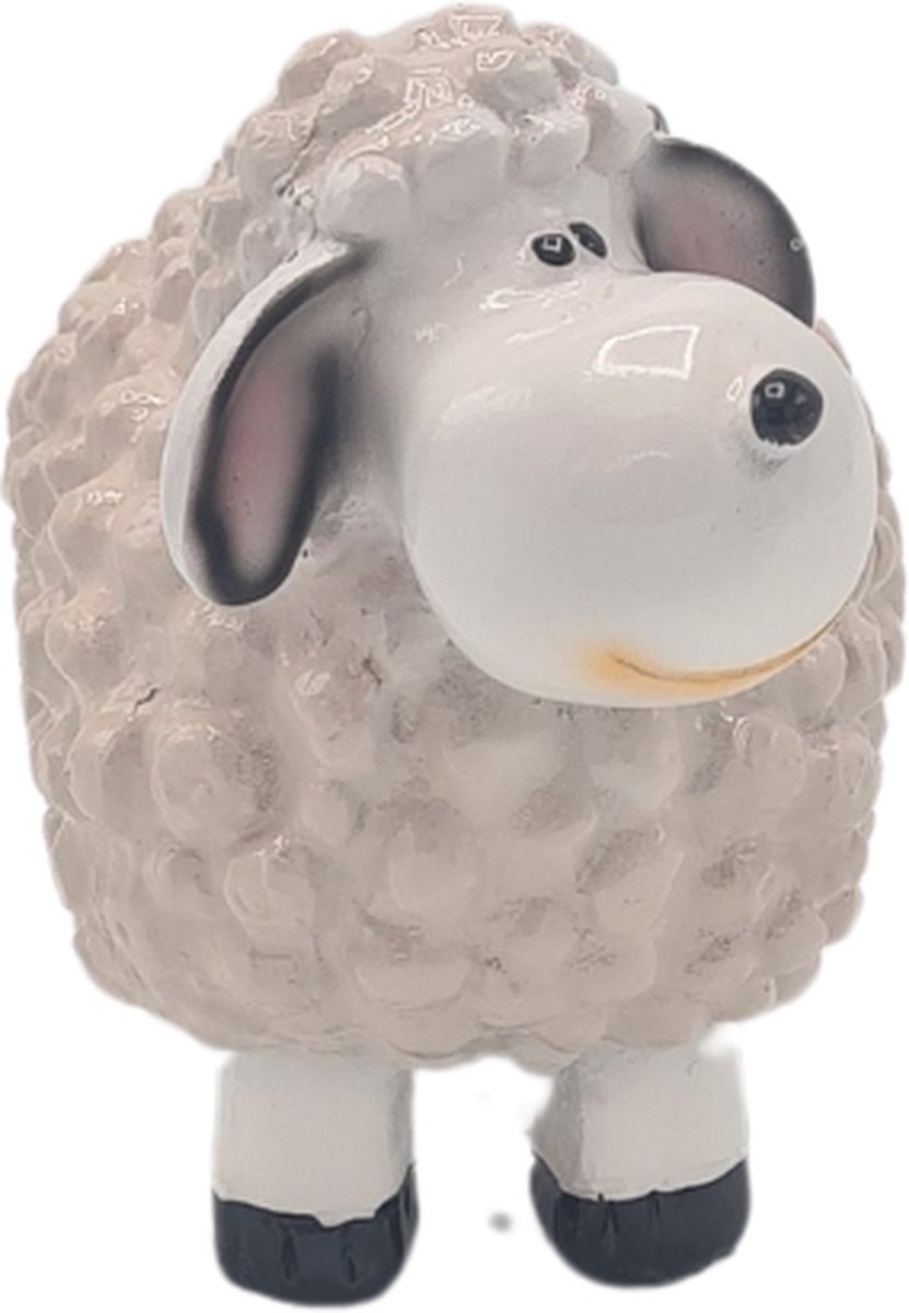 Deco4yourhome Tuinbeeld S Schaap Wit 15cm Schaapje Beeld