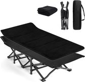 CALIYO - Eenpersoonsbedden - Plooibed / Vouwbed - Draagbaar Opklapbed - Sarah - 71x188cm Afneembare Matras - Draagvermogen 200KG