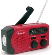 Bol.com Denver Noodradio - Powerbank Zonneenergie - FM Radio - Noodpakket - Zaklamp - Opwindbaar - SOS Knop - Solar powerbank - ... aanbieding