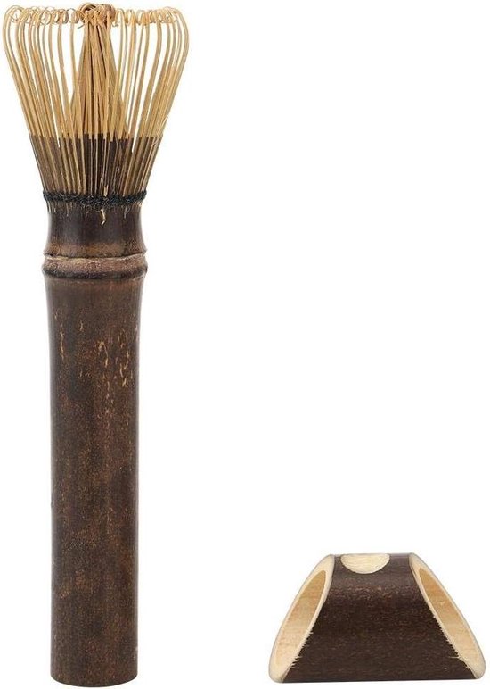 Traditionele natuurlijke bamboe garde Chasen met 100 matcha-staven