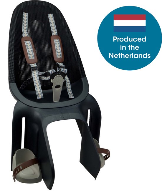 Qibbel Air Cortina Lisbon Fietststoeltje Achter Bagagedrager bevestiging -Quick Connect - Lisbon blauw