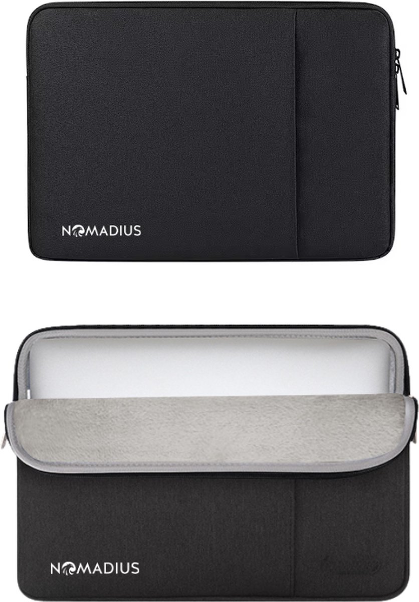 Draagbare Monitorhoes 18,5 Inch | Laptop Beschermhoes | Met PU-handvat | Groot Accessoirevak | Waterbestendig | Zwart
